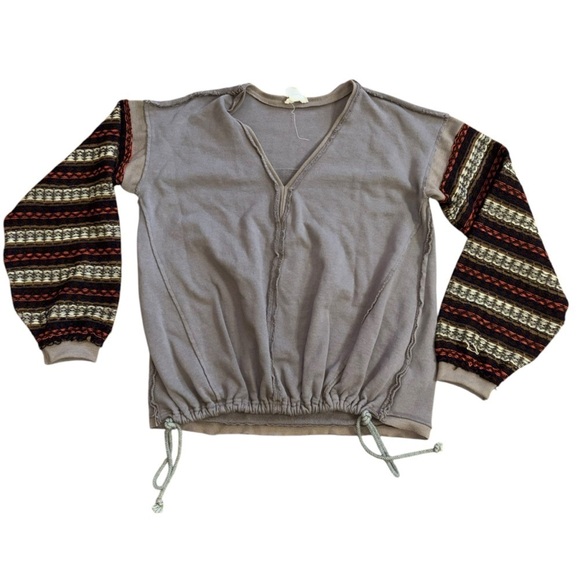 Mystree Distressed Laugenlook Boho Sweater Women’s M Casual Colorful Knit Cozy - Picture 3 of 12